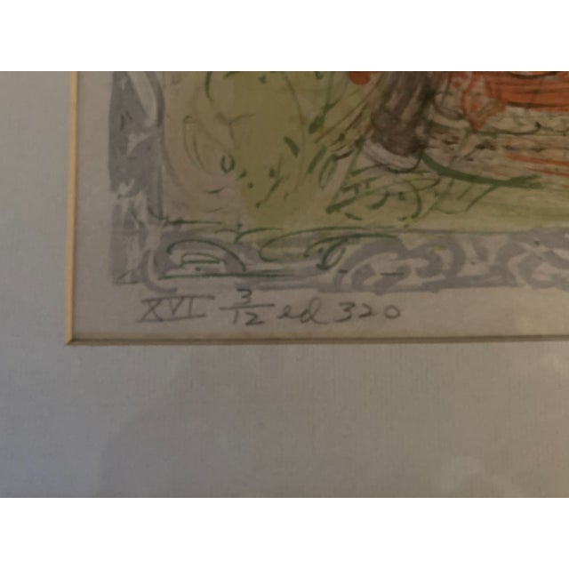 Portraiture Vintage Edna Hibel Signed Limited Edition Numbered Print "Tonnette" For Sale - Image 3 of 6