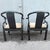 Mid 20th Century Jame Mont Style Horseshoe Chairs - A Pair For Sale - Image 5 of 10