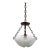 1920s Lalique Opalescent Coquille Hanging Pendant For Sale