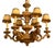 Beige Antique Gustavian Style Swedish Beechwood Chandelier For Sale - Image 8 of 9