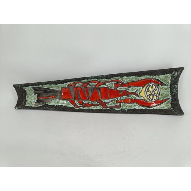Vintage Ceramic Lobster Wall Decor, 1960s For Sale - Image 6 of 11
