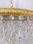 1950's Italian Brass Upside Down Layered Chandelier For Sale - Image 10 of 11