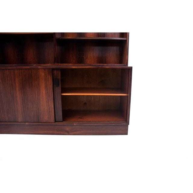 Brown Danish Teak Bookcase, 1960s For Sale - Image 8 of 10