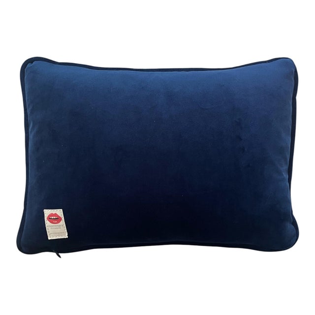 Contemporary Made to Order Needlepoint "Thank Heaven For Little Boys" Custom Pillow For Sale - Image 3 of 3