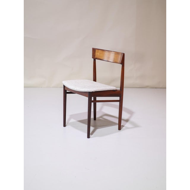 Wood Model 39 Dining Chairs in Rosewood attributed to Henry Rosengren Hansen for Brande Møbelindustri, Denmark, 1960s, Set of 6 For Sale - Image 7 of 18