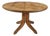 Round Pine Wood Dining Table by Rainer Daumiller, 1970s For Sale