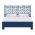 Chippendale Standard Bed California King - Navy For Sale - Image 12 of 12