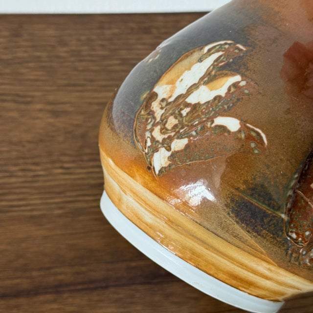 Traditional Vintage Hand-Thrown and Modeled California Studio Pottery in Brutalist Form, Signed For Sale - Image 3 of 5