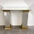 Gold Vintage Mirrored Pedestals in Gilt Finish from Deknudt, Belgium, 1980s, Set of 2 For Sale - Image 8 of 13