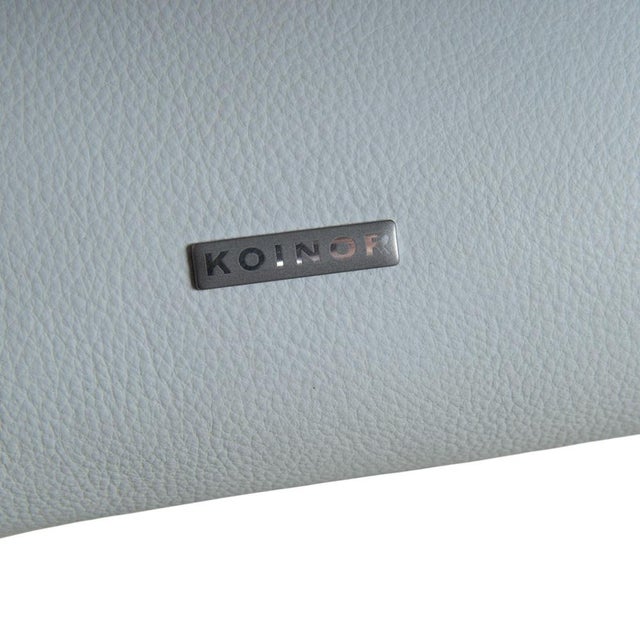 Leather Two-Seater Sofa and Ottoman from Koinor Rossini, Set of 2 For Sale - Image 18 of 18