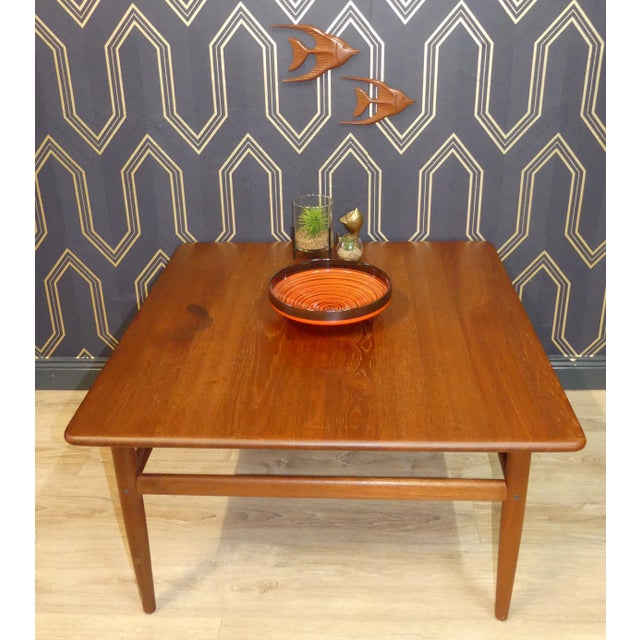 1960s Teak Square Coffee Table, 1960s For Sale - Image 5 of 11