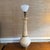 Mid 20th Century Mid Century Modern Tall Cork and Brass Table Lamp For Sale - Image 4 of 12