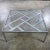 Late 20th Century Hollywood Regency Chrome Square Glass Top Coffee Table After Milo Baughman For Sale - Image 5 of 10