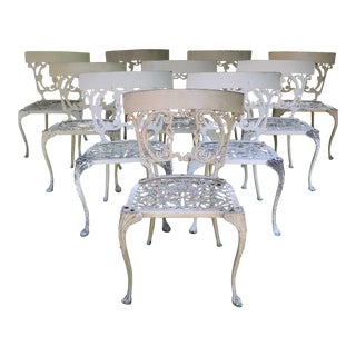 1950s Vintage Custom Made Molla Chairs- Set of 10 For Sale