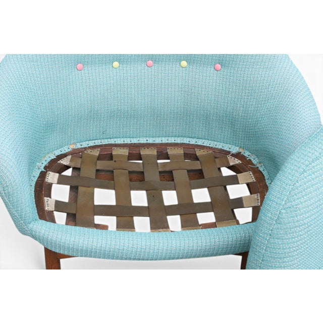1950s Attributed to Kurt Østervig Lounge Chair in Teak For Sale In San Francisco - Image 6 of 6