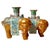 19th Century Chinese Export Rose Mandarin Porcelain Elephant Candlesticks - A Pair For Sale - Image 10 of 12
