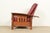 Stickley Mission Oak Arts & Crafts Bow Arm Reclining Lounge Chair, Newly Refinished For Sale - Image 12 of 15