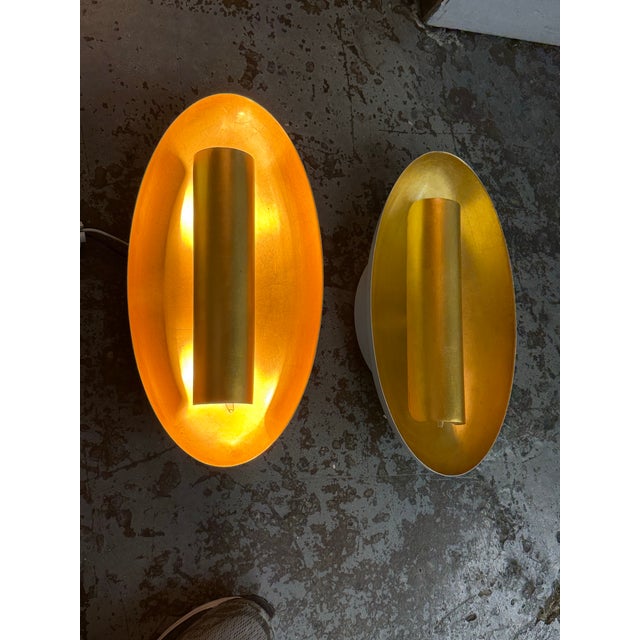 Barbara Barry for Visual Comfort Aura Oval Sconces, Pair For Sale - Image 11 of 12