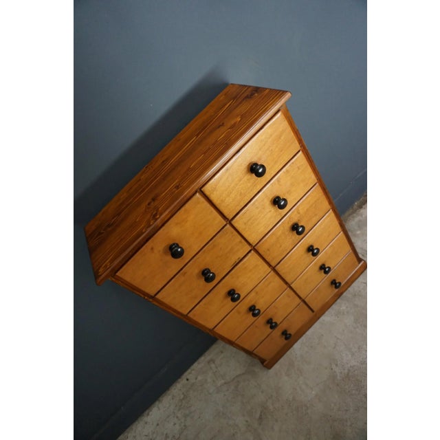 1950s French Oak & Pine Apothecary Cabinet, 1950s For Sale - Image 5 of 10