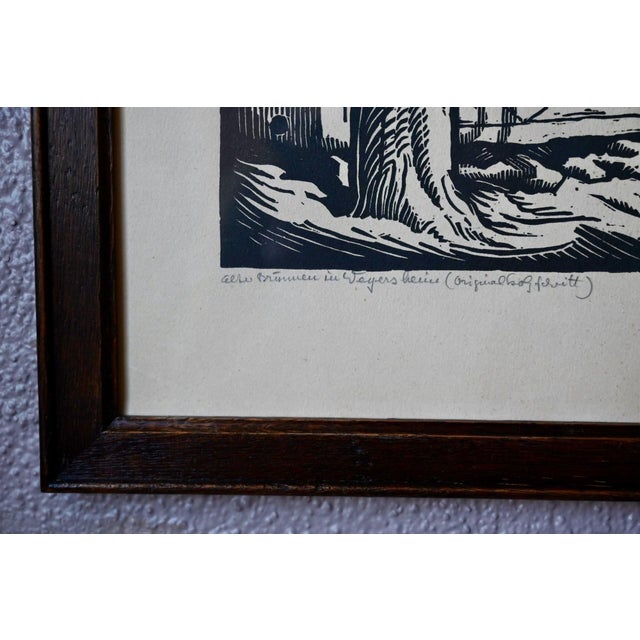 Henri Bacher, Well in Alsace, 1900, Woodcut For Sale - Image 5 of 8