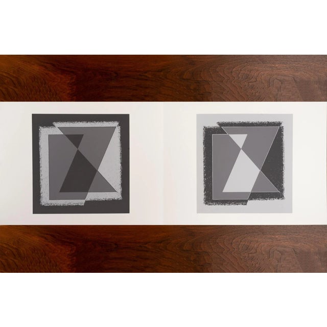 JOSEF ALBERS (1888 – 1976) "Formulation : Articulation" Portfolio II, Folder 30 Screen-printed geometric composition...