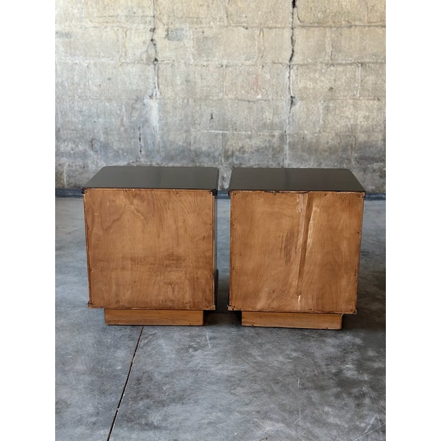 1930s Art Deco Nightstands, a Pair For Sale - Image 5 of 7