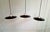 Vintage Industrial Pendant Lights in Black Enameled Sheet Metal, 1940s, Set of 3 For Sale - Image 9 of 17