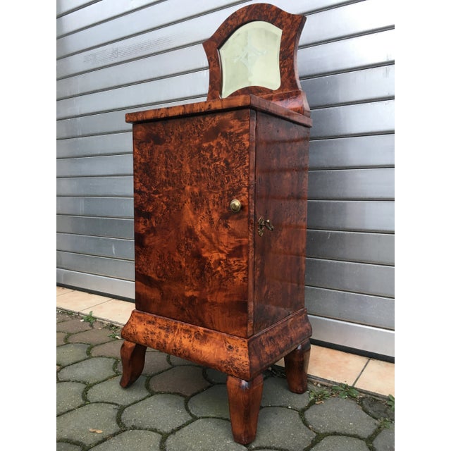 Wood Vintage Birch Cabinet, 1920s For Sale - Image 7 of 18