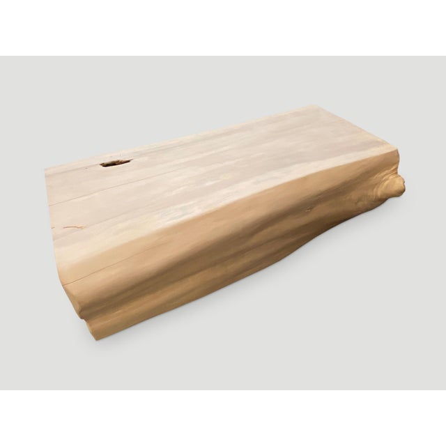 Andrianna Shamaris St. Barts Reclaimed Teak Wood Coffee Table or Bench For Sale - Image 4 of 18