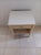 Wood Vintage Hollywood Regency Style Nightstand One Drawer For Sale - Image 7 of 8