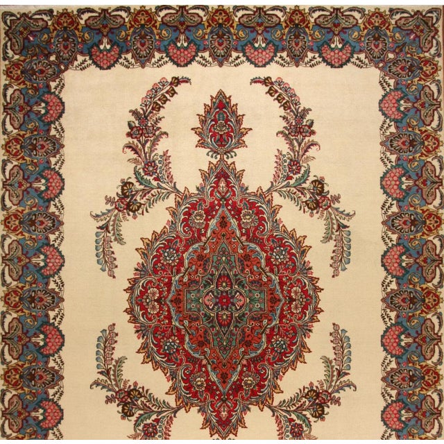 Large Middle Eastern Hand-Knotted Rug For Sale - Image 3 of 11