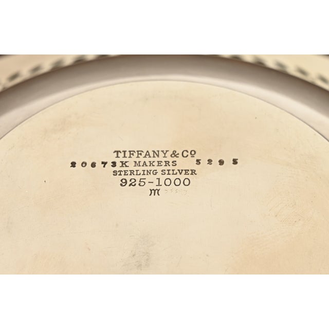 Tiffany & Co. Antique Sterling Silver Pierced Rim Bowl For Sale - Image 12 of 14