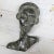 MCM to Art Deco Style Ebonized Oak Carved Female Bust Vintage Wall Sculptures, a Pair For Sale - Image 9 of 13
