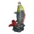 Vintage Liuli Glass Fish Snuff Bottle - Polychrome Sculptural Flask For Sale