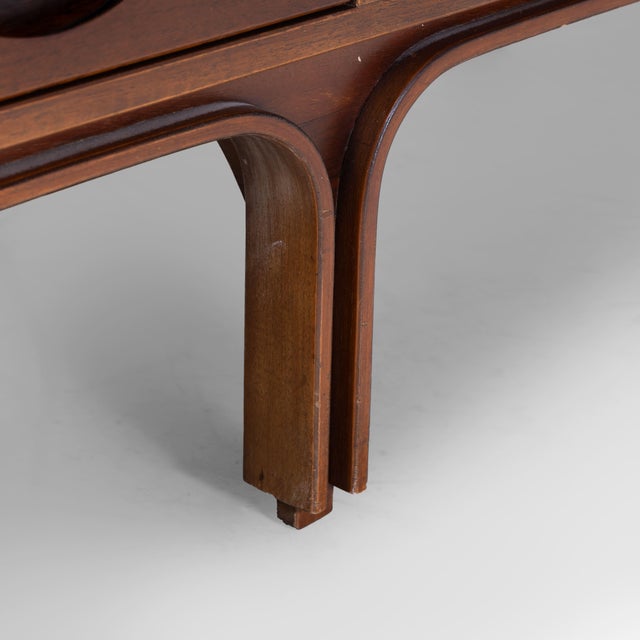 Model 512 Coffee Table with Drawers by Gianfranco Frattini for Bernini, 1960s For Sale - Image 6 of 11