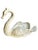 Elegant Mid 20th Century Ceramic Swan Decorative Planter or Bowl 20” Wide For Sale - Image 4 of 16