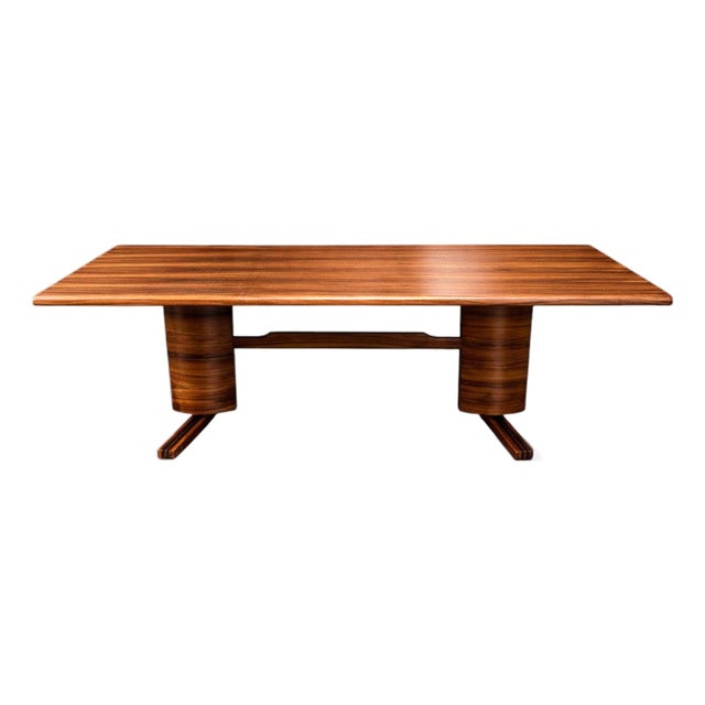 Dining Table in Caviúna Wood by Novo Rumo, Brazilian Modern, 1960s For Sale