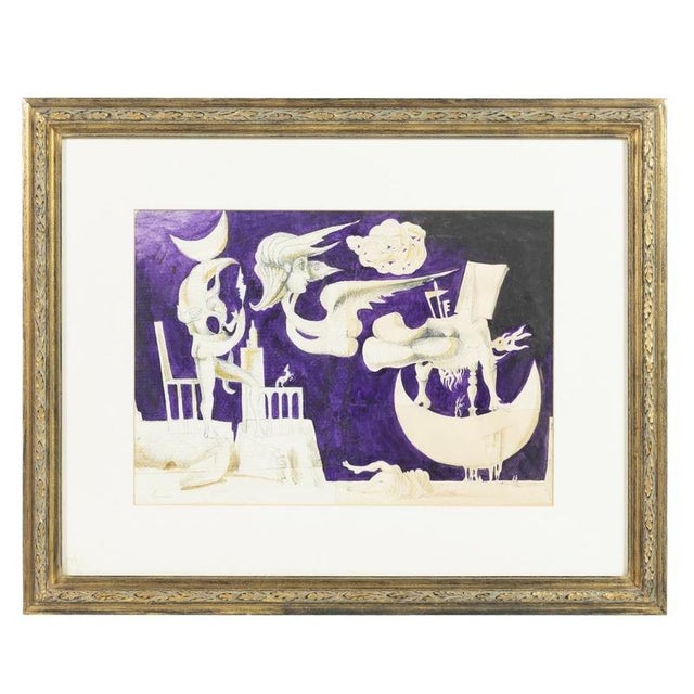 Cruzeiro Seixas, Untitled, Mixed Media on Paper For Sale - Image 6 of 6