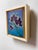 Contemporary Sanguis Maledictum by Sybiline | Oil on Wood Painting of dark orchids with dripping petals For Sale - Image 3 of 3