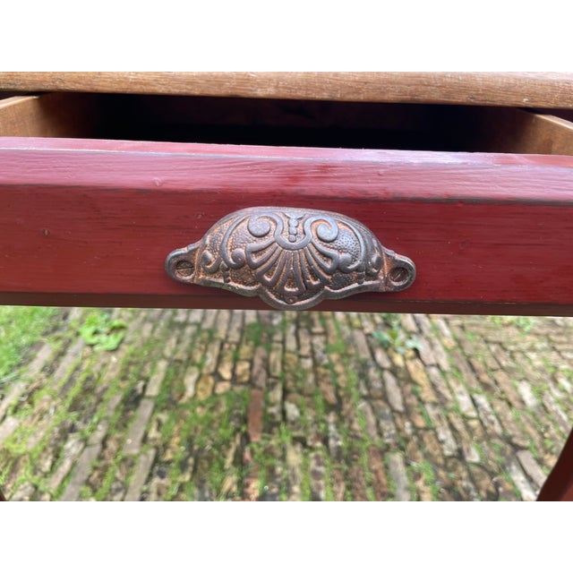 Wood Vintage French Table Dining For Sale - Image 7 of 18