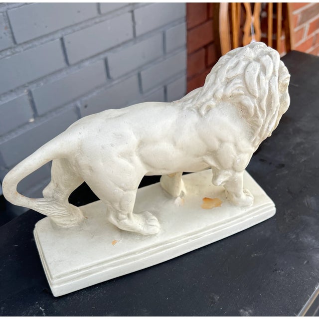 Intricately Detailed Lion standing on base in his Brave Striking Form.