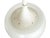 Martinelli Luce White Metal and Sandblasted Glass Mushroom-Shaped Pendant Lamp attributed to Martinelli Luce, 1960s For Sale - Image 4 of 11