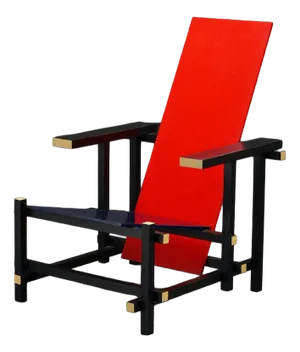 Red Blue Chair by Gerrit Thomas Rietveld, 1968