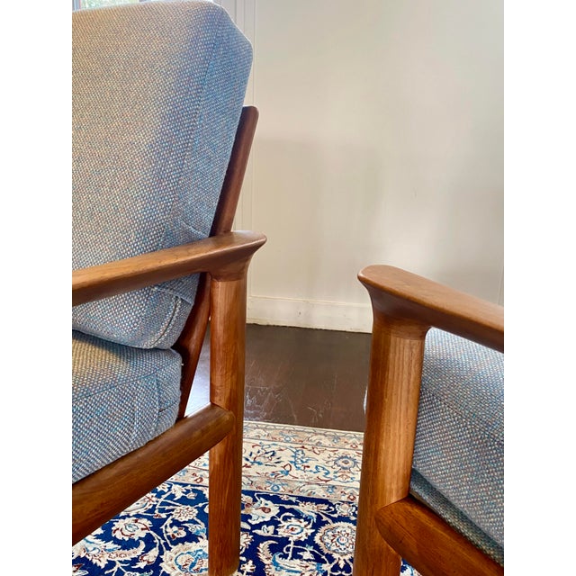 Komfort Danish Teak Armchairs from Komfort, 1960s, Set of 2 For Sale - Image 4 of 18