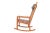 Danish Modern Solid Teak Highback Rocking Chair For Sale - Image 4 of 5