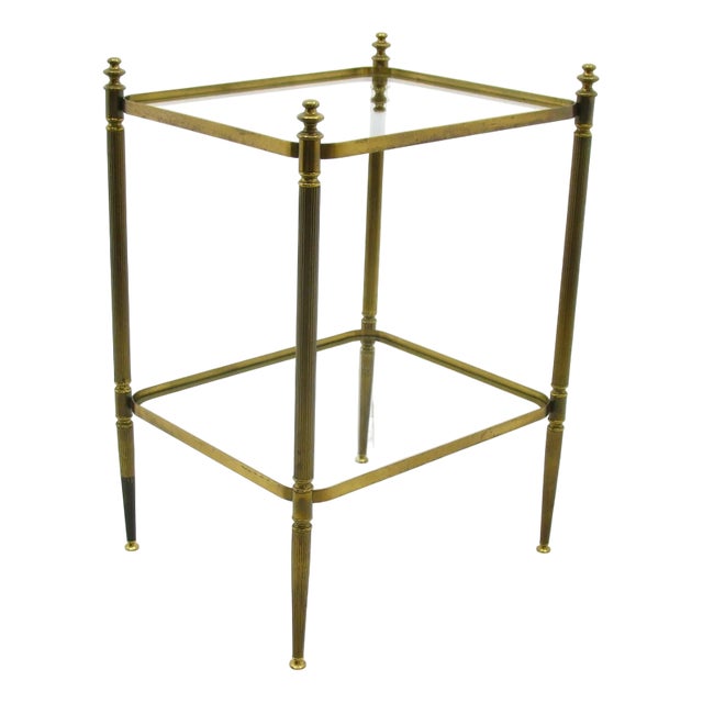 Brass Side Table, 1960s For Sale
