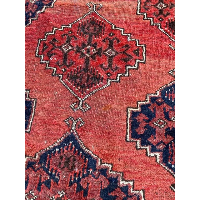 Vintage Wool Turkmen Rug For Sale - Image 13 of 15