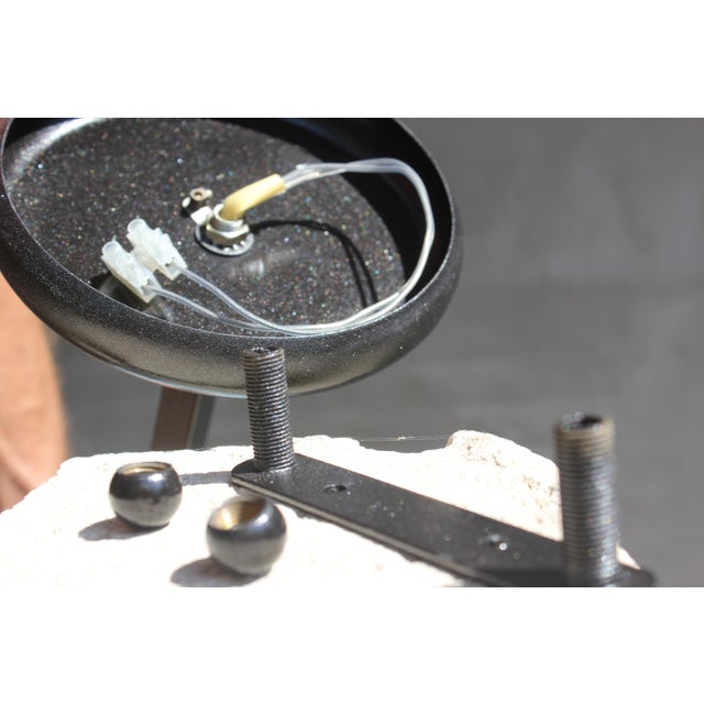 Italian Suspension Lamp in Wrought Iron and Colored Glass by Daniela Puppa, 1970s For Sale - Image 14 of 17