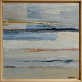 Instant Suspendu, Abstract Landscape, Minimalism, French, Framed by Sophie Dumont For Sale