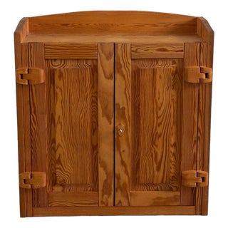 Pine Wall Cabinet, Sweden c. 1980 For Sale
